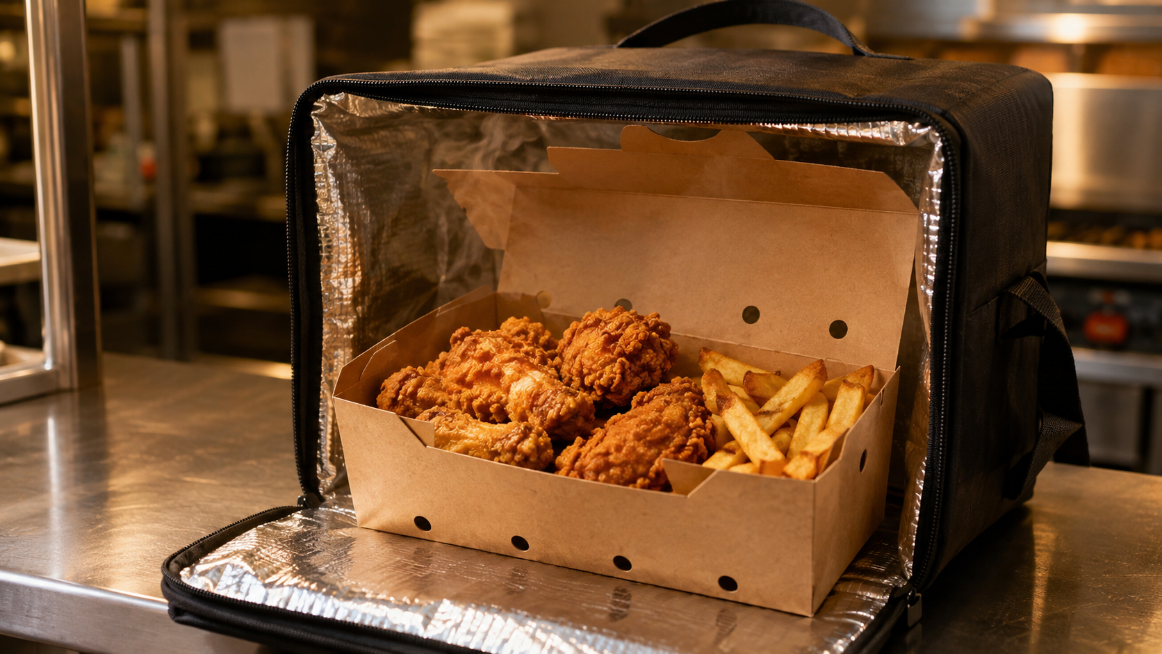 Best Containers for Crispy Fried Chicken and Fries During 30–45-Minute Delivery