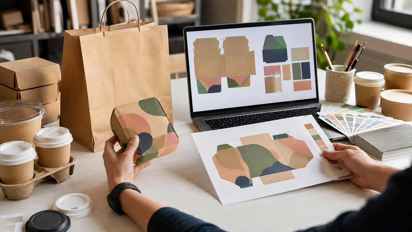 How to Approve Custom Takeaway Packaging Remotely: Digital Proofs vs. Physical Samples Before Your Print Run