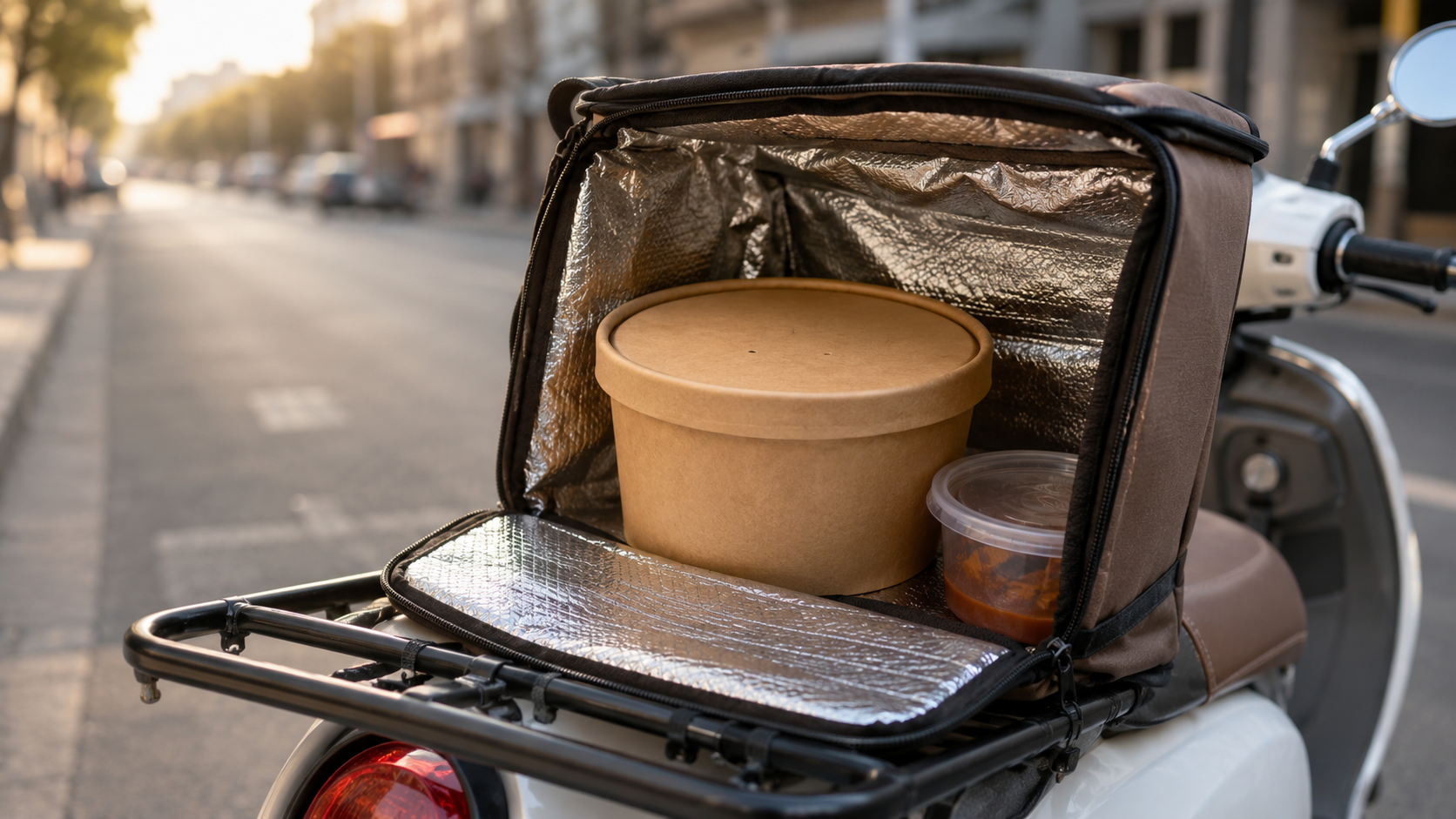 Leak-Proof Takeaway Containers for Soup and Saucy Meals on Scooter Deliveries