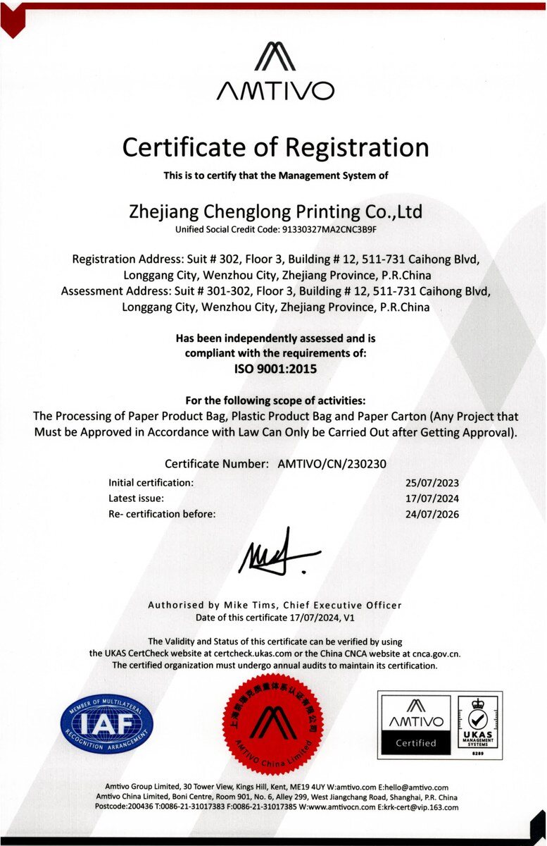 ISO 9001:2015 certificate AMTIVO/CN/230230 issued by Amtivo Group UK, UKAS 8289