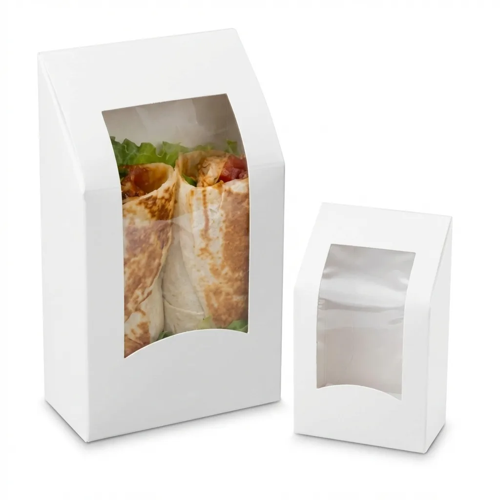 Cardboard Wrap Box-PLA Window 650ml