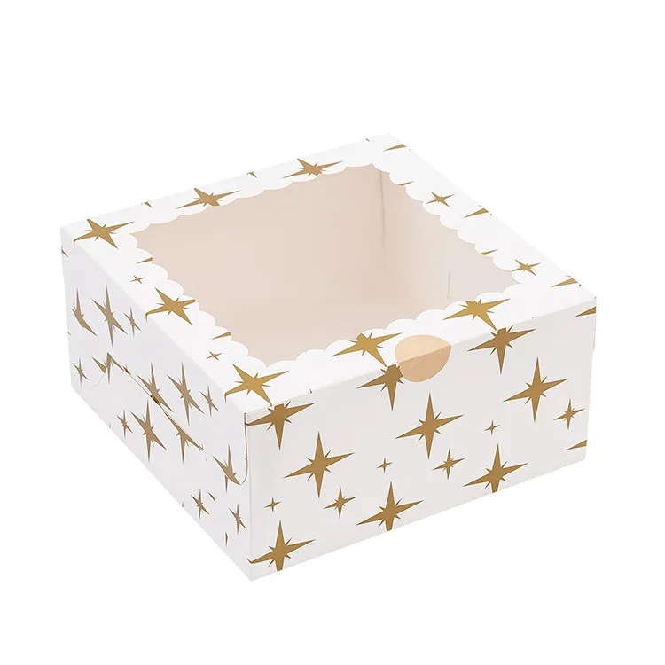 White Window Cake Box 8x8x5inch thumbnail 2