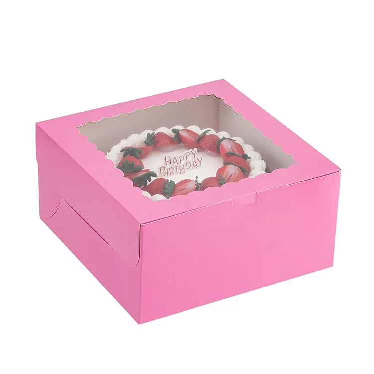 White Window Cake Box 8x8x5inch thumbnail 3