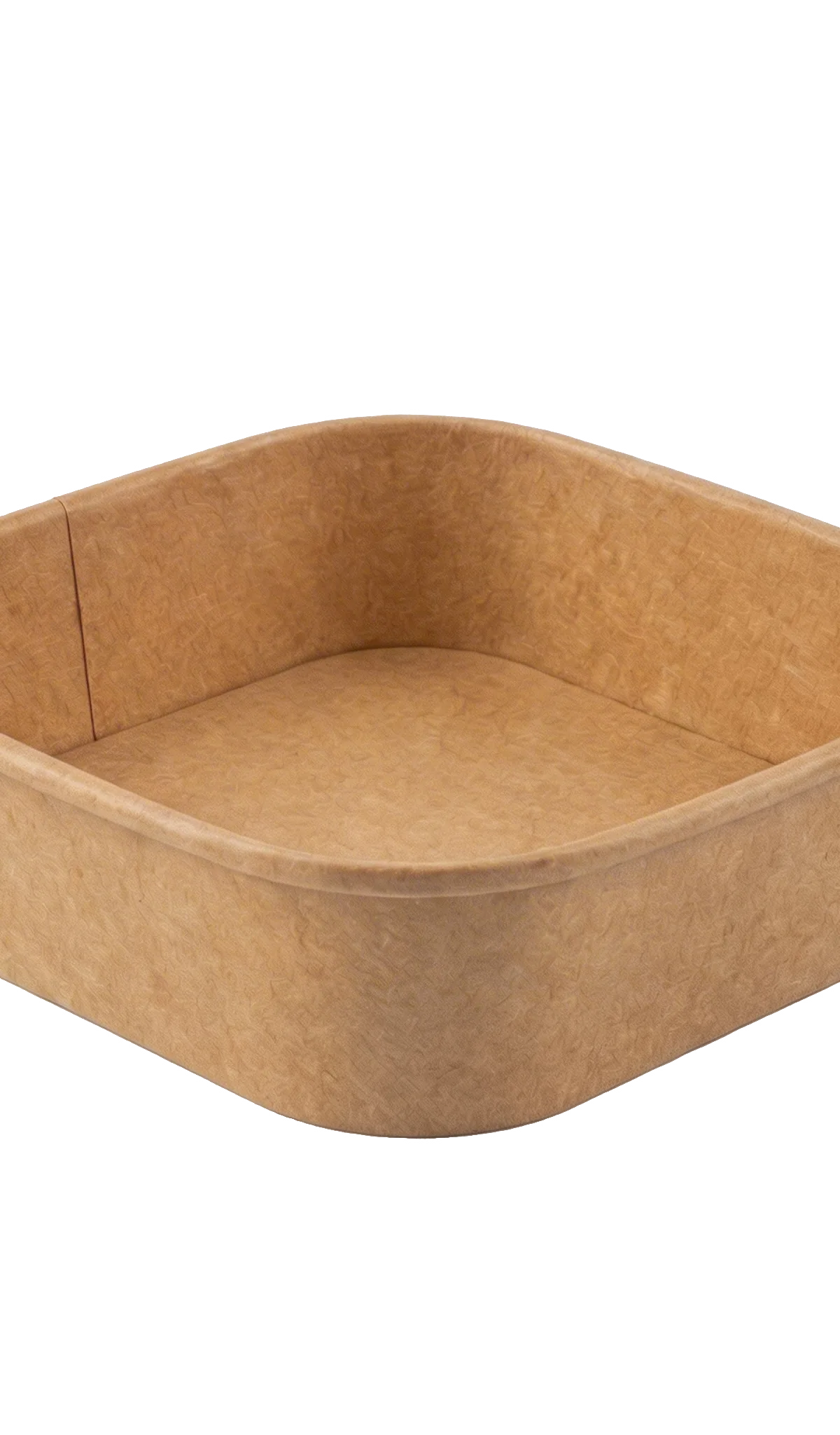 Squared Kraft Paper Bowl 700ml