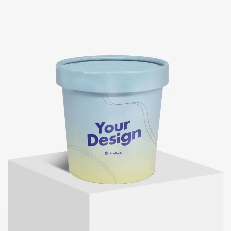 Ice Cream Tub with Lid 12oz thumbnail 3