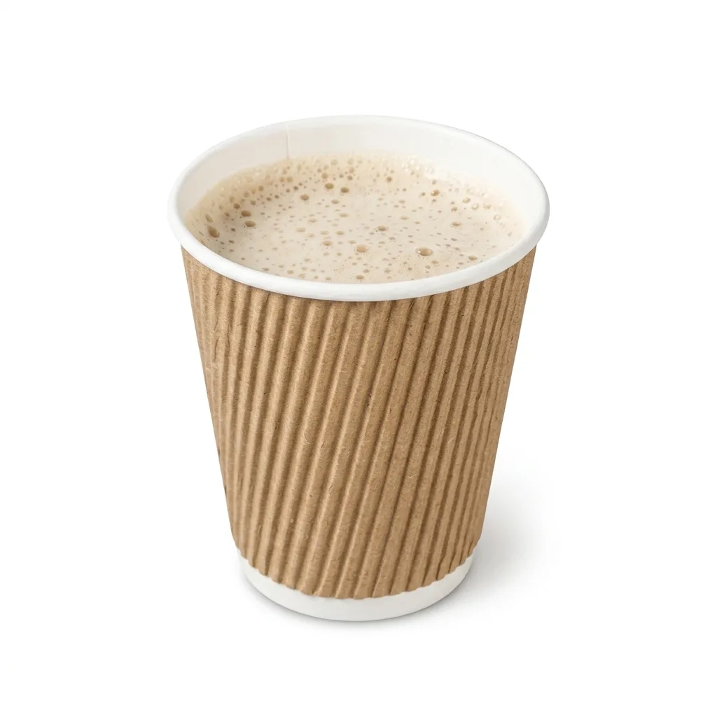 Ripple Kraft Paper Cup V 120ml