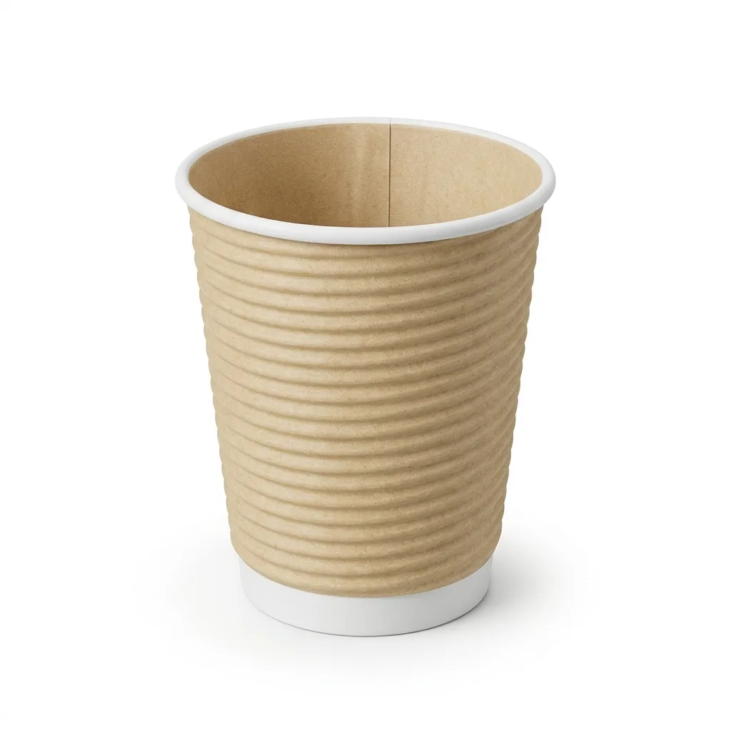 Ripple Kraft Paper Cup H 120ml