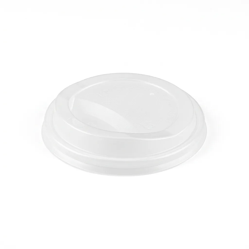 PLA Lid for Coffee Cup-White 63mm