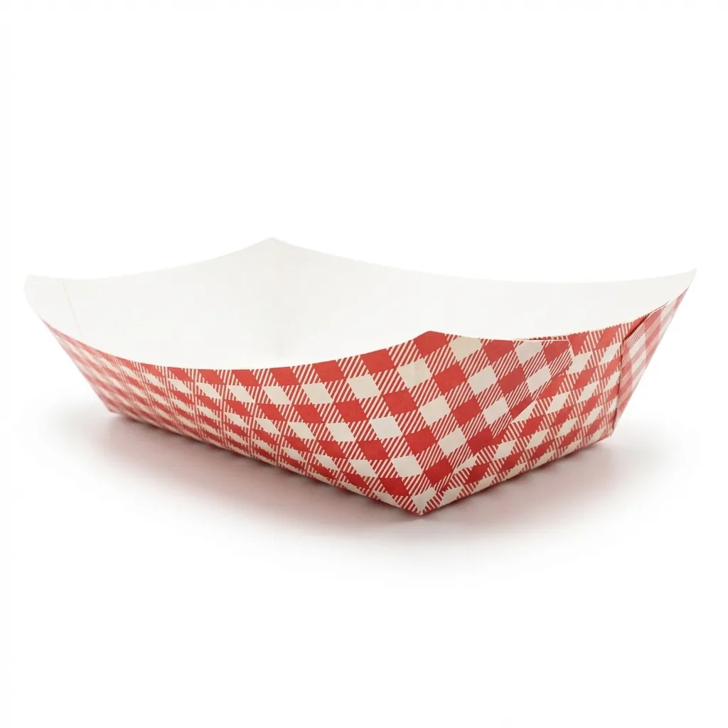 Natural Kraft Cardboard Tray 122mm